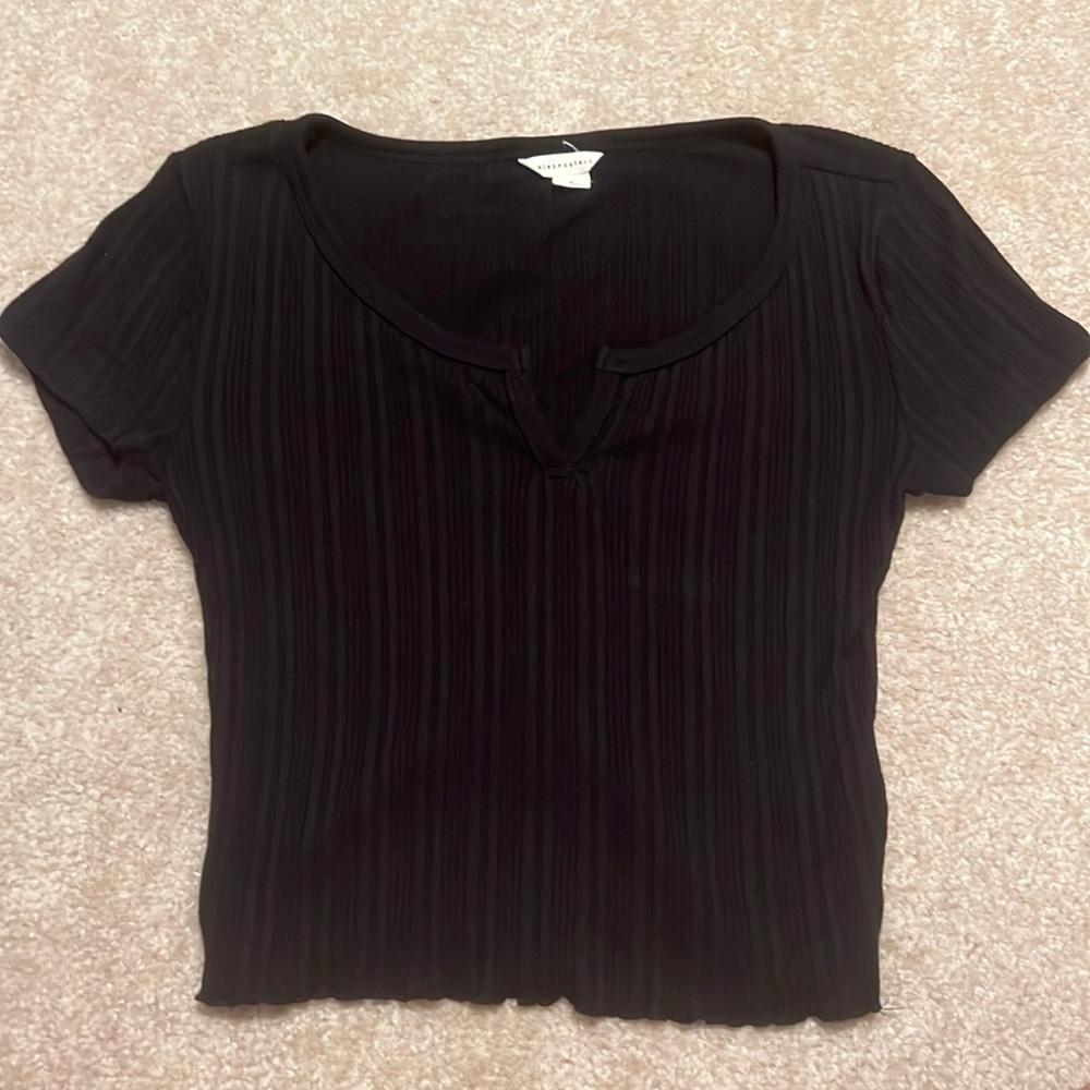 Black Crop Top